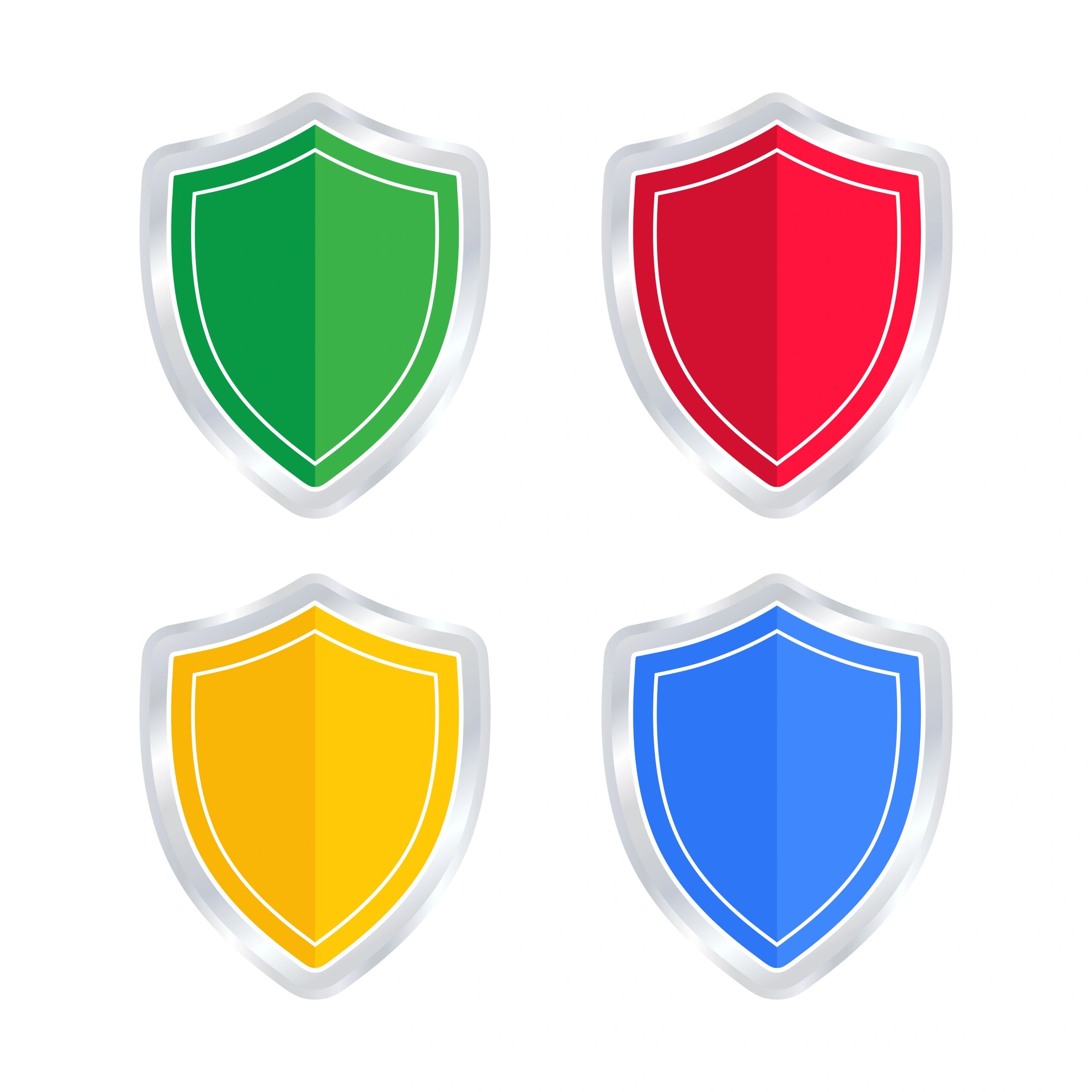 Green shield security logo